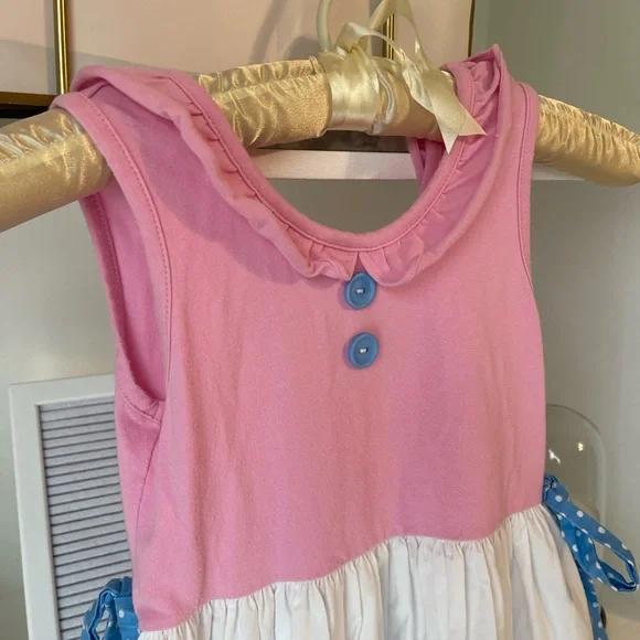 Eleanor Rose Girl’s Fairytale sleeveless bow dress size 6-7 EUC - Picture 3 of 6